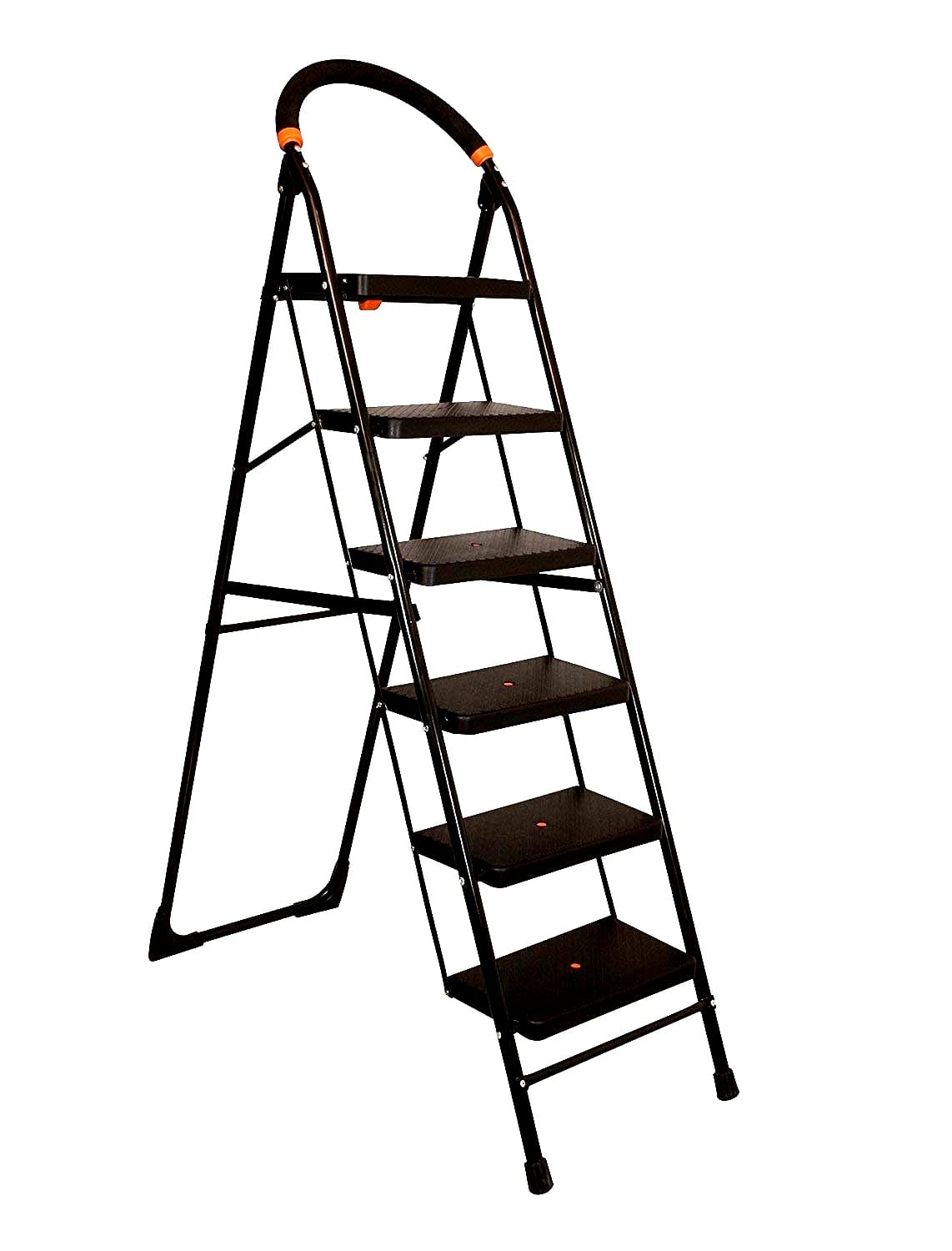 QUALIS RL-6 Railing 6 Steps Foldable Ladder RL-6