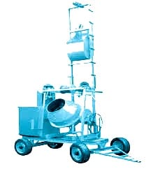 ALPHA EQUIPMENTS Concrete Mixer with Hoist HOIST