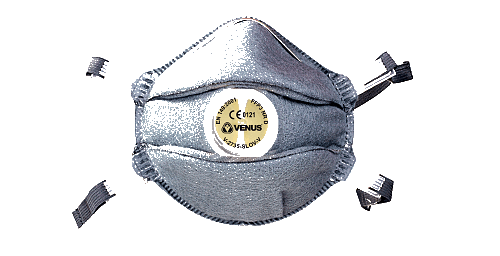VENUS V-2735 SLOV-V Activated Carbon + FR Respirator V-2735 SLOV-V - Image 1